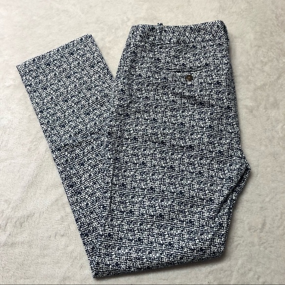 NWOT Calvin Klein Blue & White Dress Pants Size 10 - Picture 1 of 8